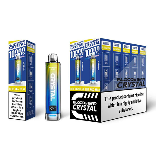 Bloody Bar Crystal 10000 Puffs Pre-filled Pod Kit - Box of 10