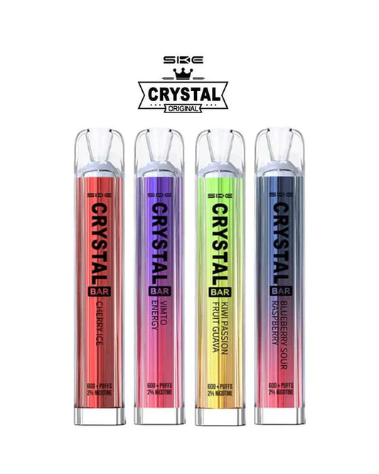 SKE Crystal Bar 600 Puffs Prefilled Pod Kit - Box of 10