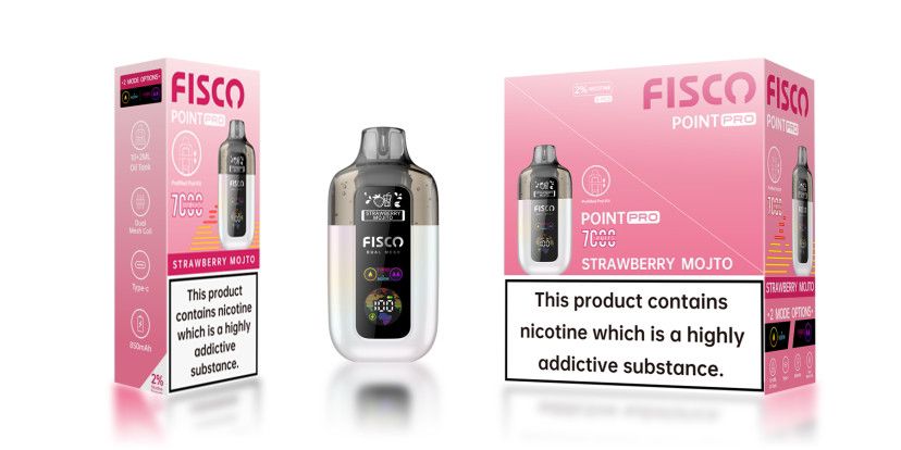 Fisco Point Pro 7000 Puff Pre-Filled Pod Kit - Box of 5