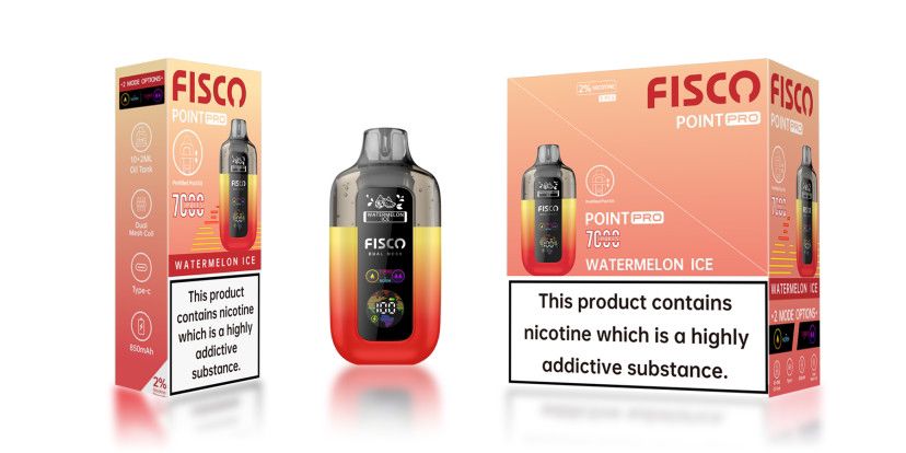 Fisco Point Pro 7000 Puff Pre-Filled Pod Kit - Box of 5